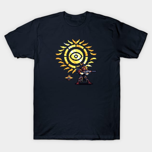 Osiris and Sagira Pixel Art T-Shirt by Spykles